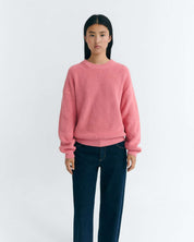 pullover coral pink carmen knitted sweater pink