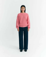 pullover coral pink carmen knitted sweater pink