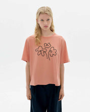 t-shirt flower rope pink lucia tee pink