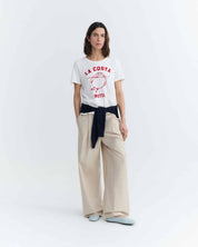 animal motel ida tee white