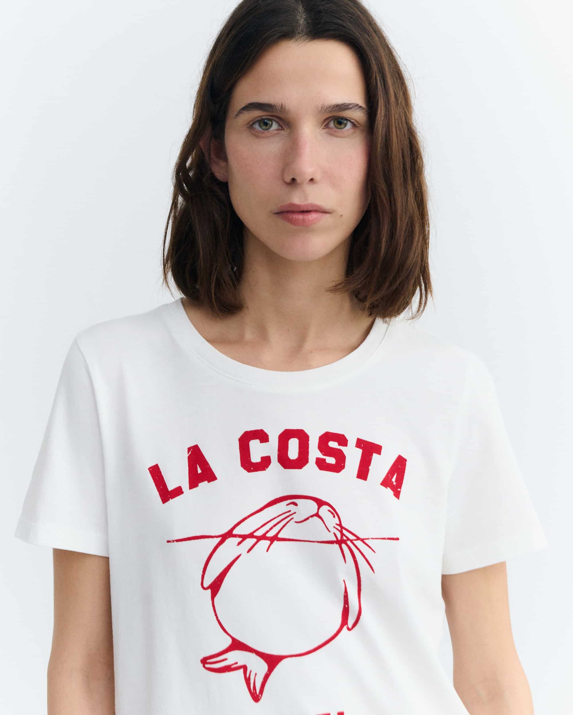 animal motel ida tee white