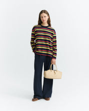 rex yarnd dyed emily r tee multicolor