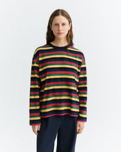 rex yarnd dyed emily r tee multicolor