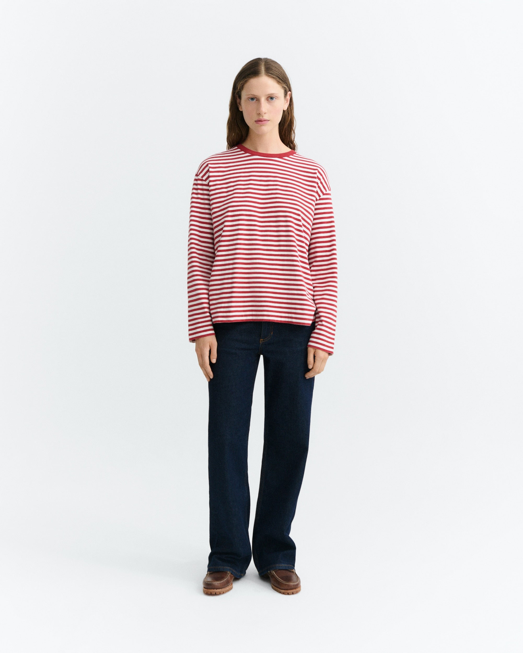 milly yarn dyed emily tee multicolor