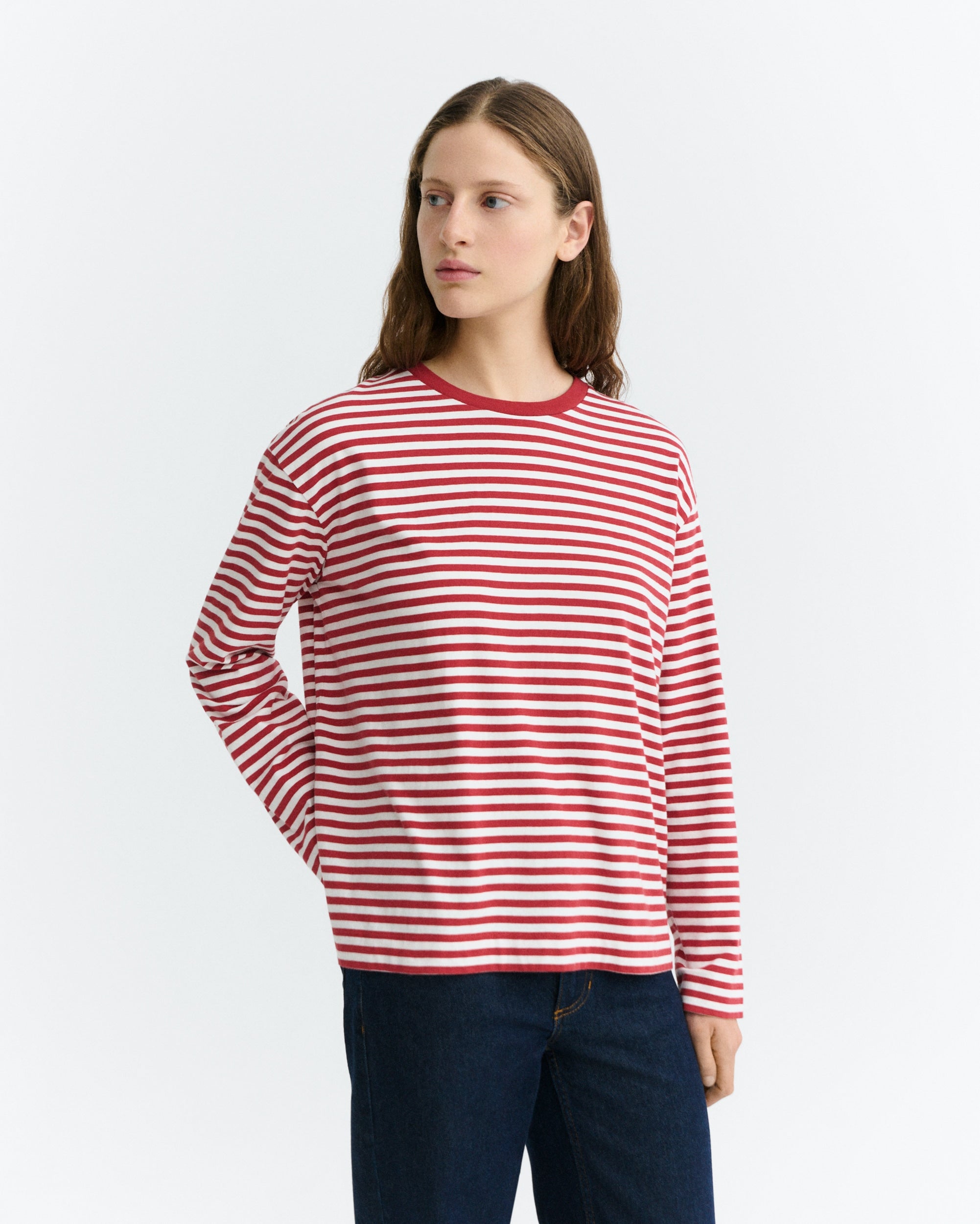 milly yarn dyed emily tee multicolor