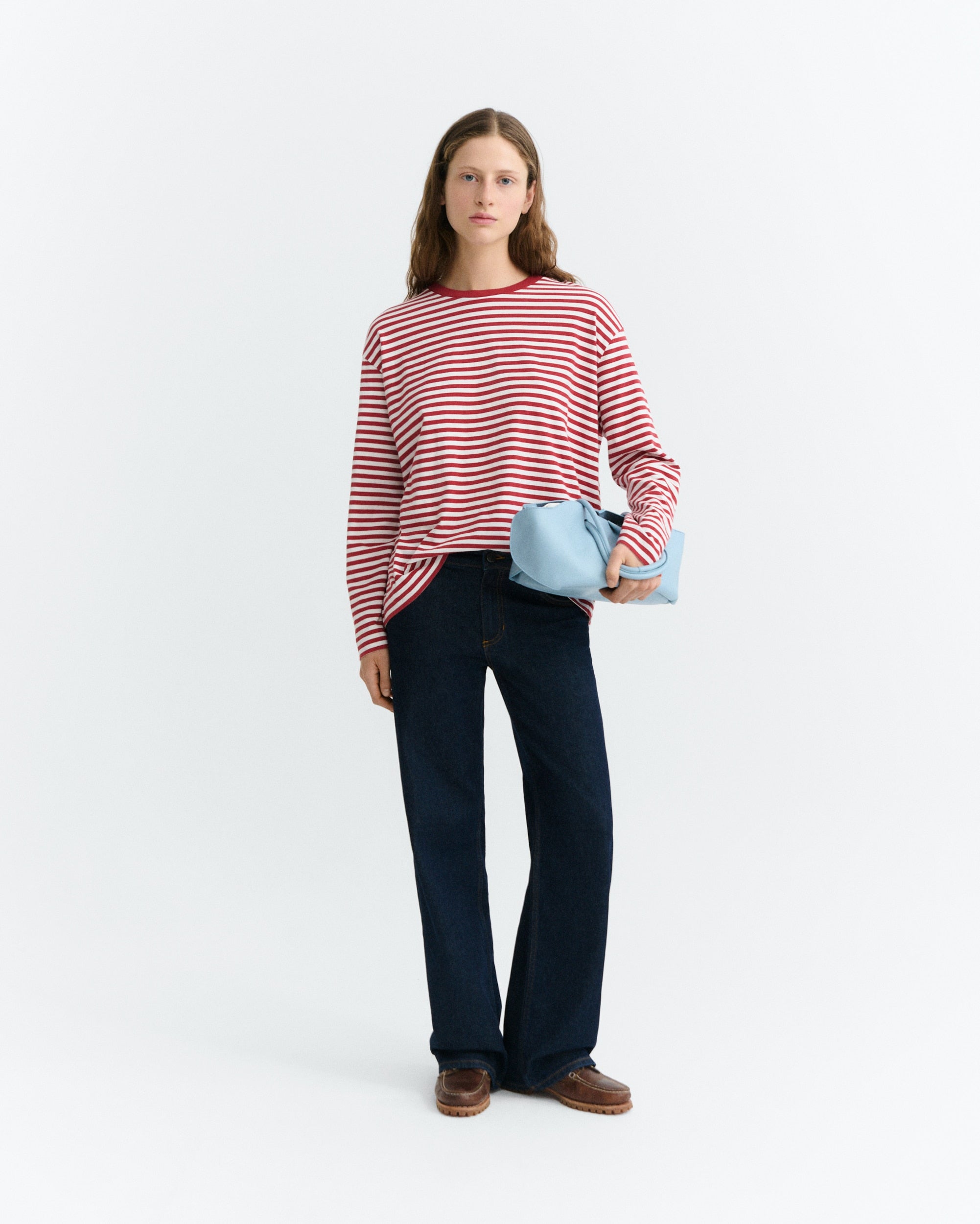 milly yarn dyed emily tee multicolor