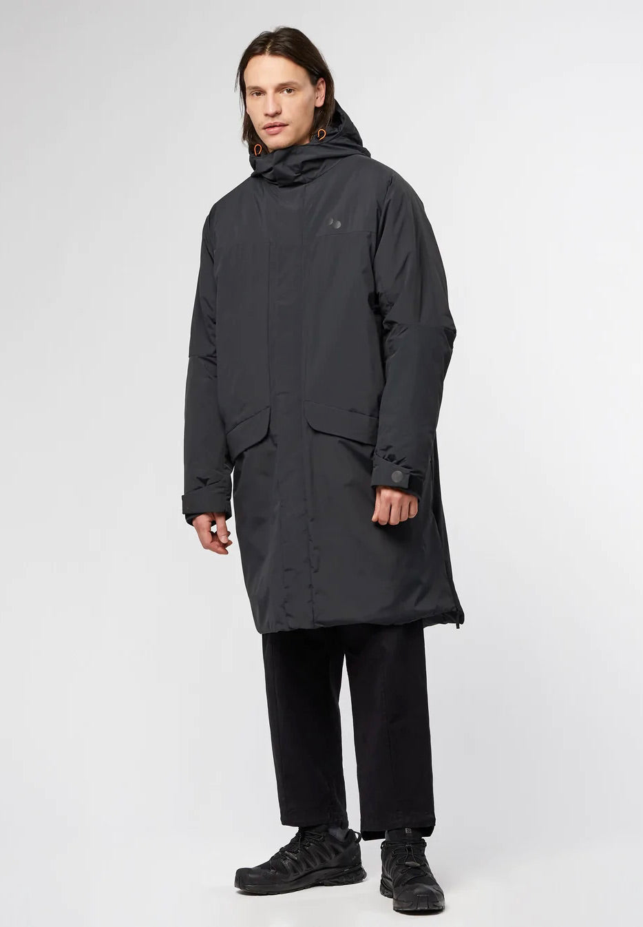 parka unisex peat black