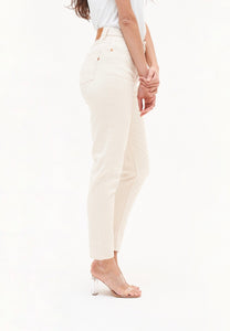 jeans nora loose tapered undyed off white