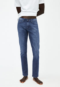 jeans iaan slim fit stone wash blue