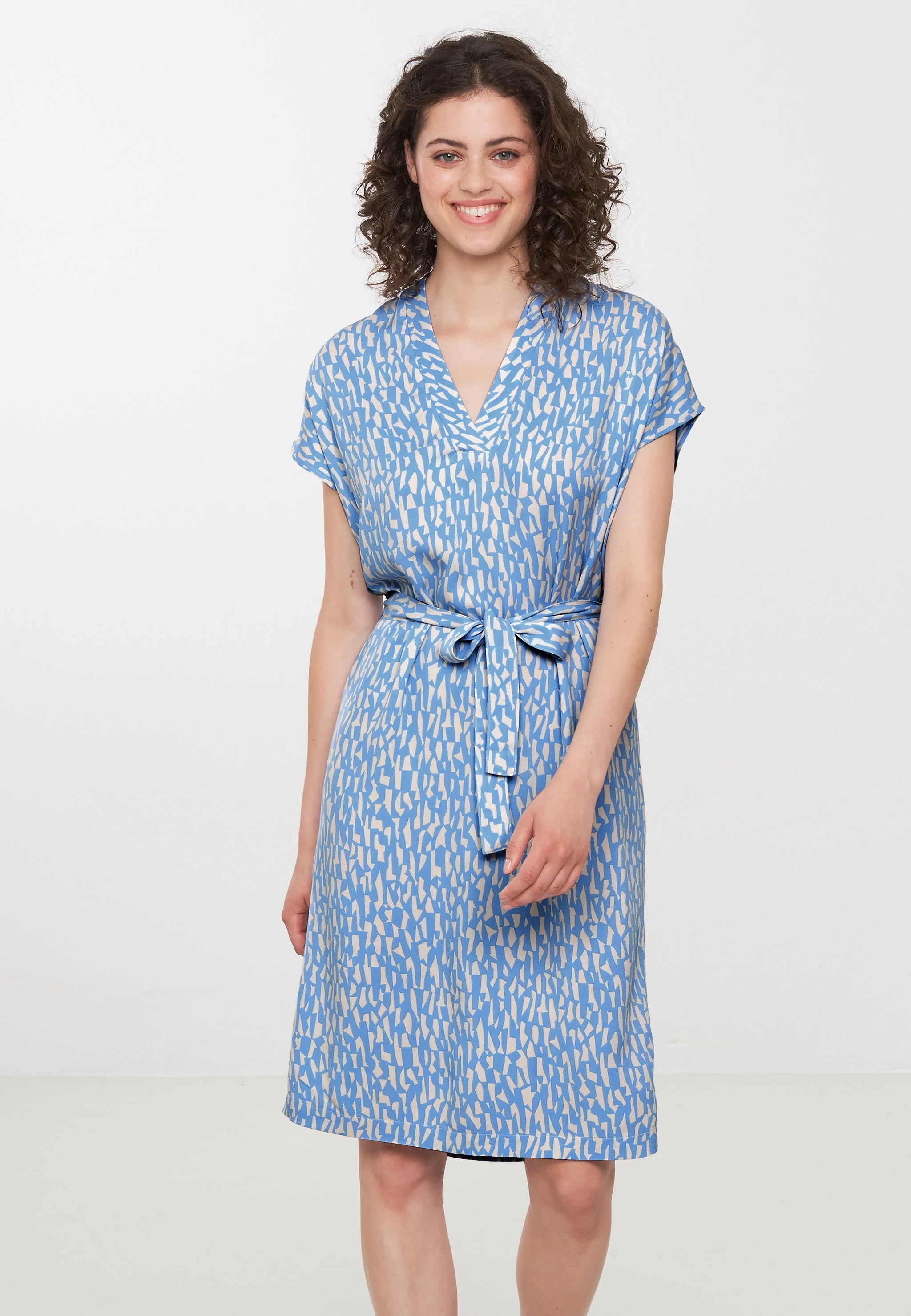 dress yunnan snippets fjord blue