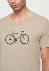 t-shirt bay bike taupe grey