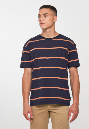 rowan stripes dark navy t-shirt