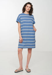jersey dress sasa striped water blue