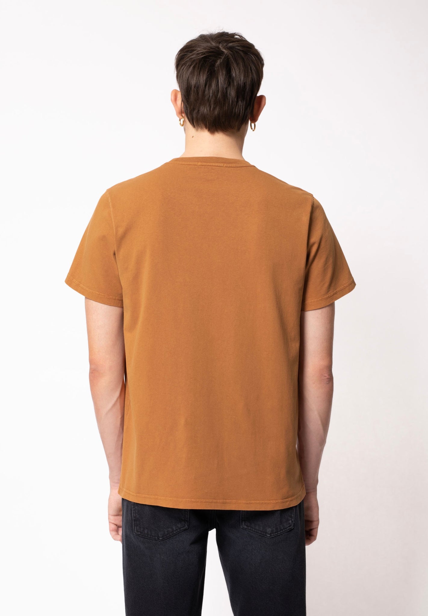 roy drink burnt orange t-shirt – ettics