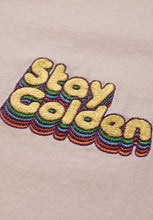 Load image into Gallery viewer, roy stay golden cream t-shirt