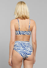 Lade das Bild in den Galerie-Viewer, bikini top roma zebra blue