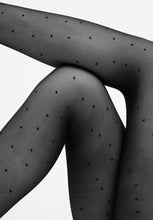 Load image into Gallery viewer, doris dots tights black