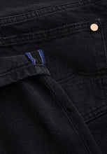 Load image into Gallery viewer, jeans caroline cropped eco recycled black worn