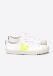 sneaker nova white jaune-fluo