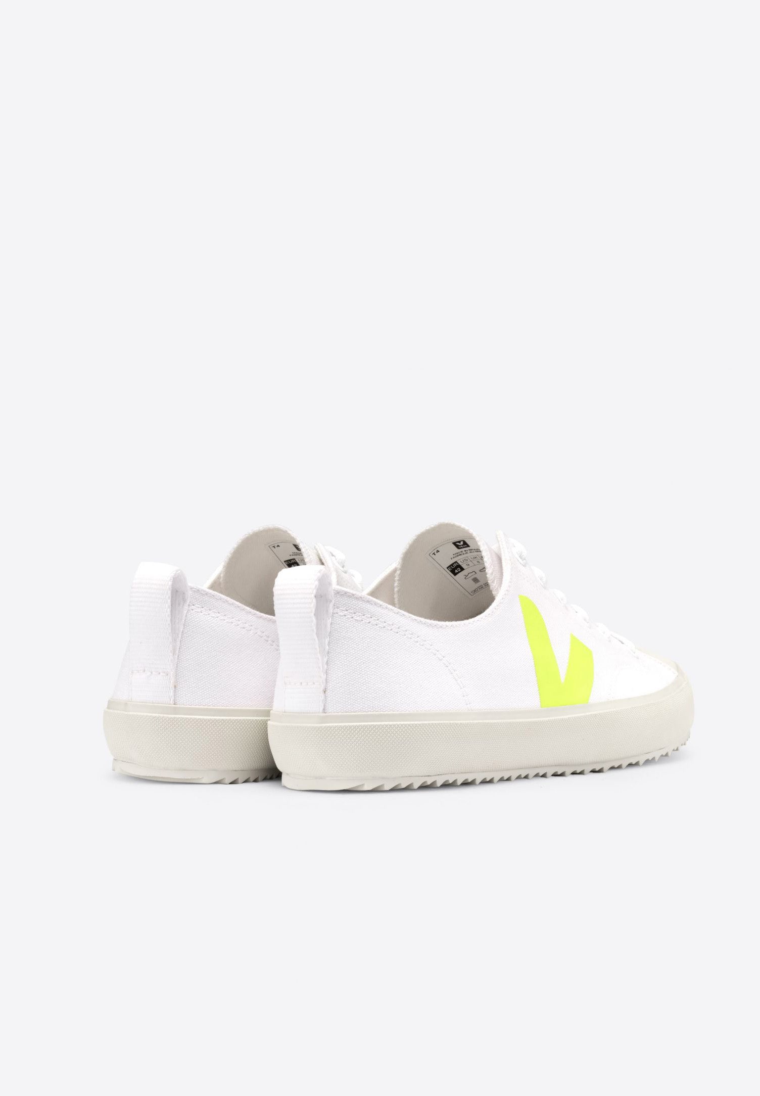 sneaker nova white jaune-fluo