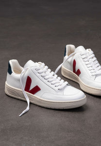 sneaker v-12 extra-white marsala nautico