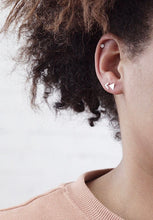 Load image into Gallery viewer, 925 silver ear studs triangle